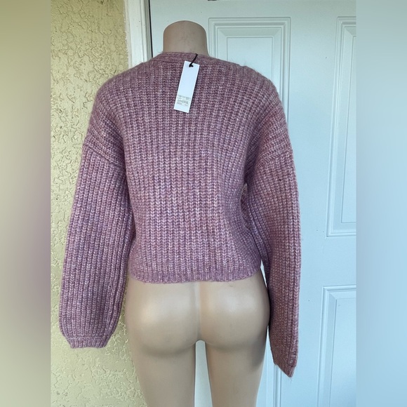 BB Dakota Lavender Button-Up Cardigan - Picture 3 of 8